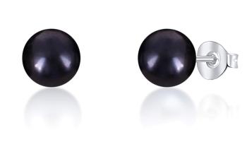 JwL Luxury Pearls Cercei din perle negre reale JL0707