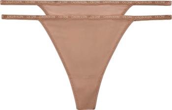 Calvin Klein 2 PACK - tanga pentru femei CK One QD3807E HONEY ALMOND XL