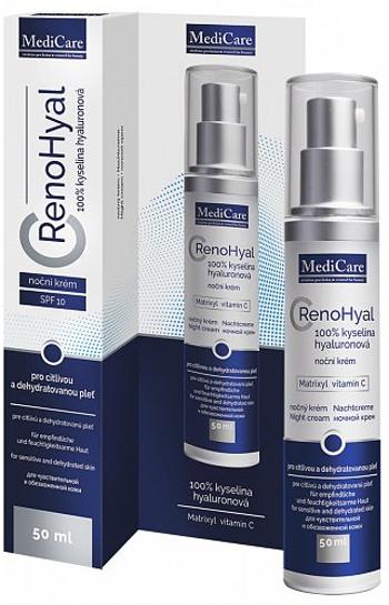 SynCare Cremă de noapte pentru piele sensibilă și uscată Medicare Renohyal (Night Cream) 50 ml