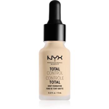NYX Professional Makeup Total Control Drop Foundation make up culoare 01 Pale 13 ml