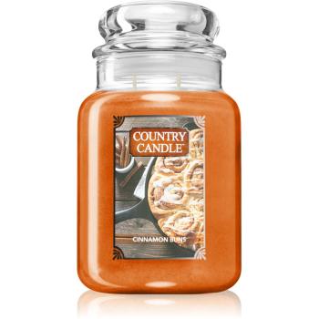 Country Candle Cinnamon Buns lumânare parfumată 680 g