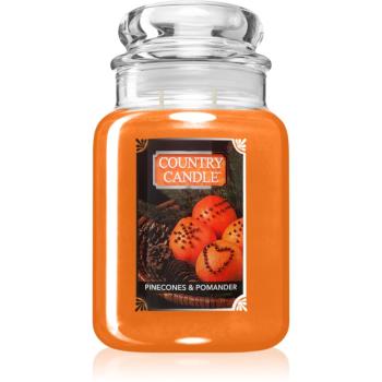 Country Candle Pinecone & Pomander lumânare parfumată 737 g