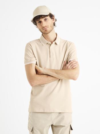 Celio Beline Polo Tricou Bej