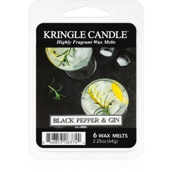 Kringle Candle Black Pepper & Gin ceară pentru aromatizator 64 g
