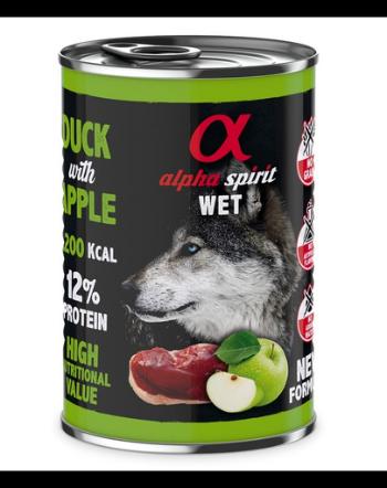 ALPHA SPIRIT Duck with kiwi Rață cu kiwi 400 g