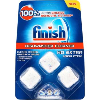 Finish Dishwasher Cleaner Original curățător pentru mașina de spălat vase în capsule 3 buc