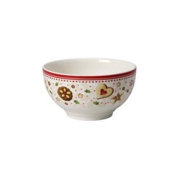 Bol din porțelan alb cu motiv de Crăciun Villeroy & Boch, ø 14 cm