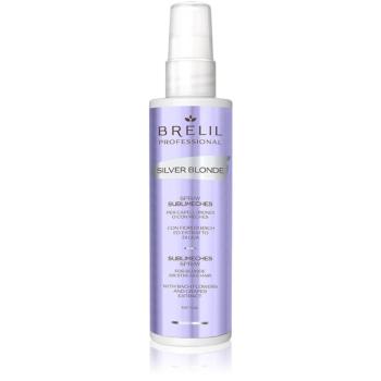 Brelil Professional Silver Blonde Sublimeches Spray spray pentru păr neutralizeaza tonurile de galben 150 ml