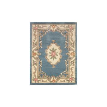 Covor din lână Flair Rugs Aubusson, 120 x 180 cm, albastru