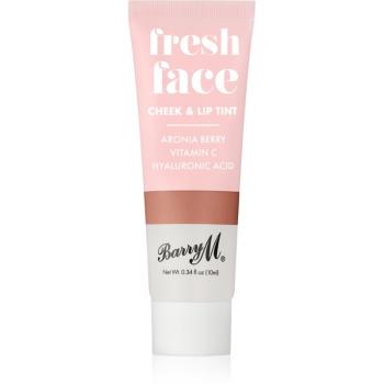 Barry M Fresh Face blush lichid și luciu de buze culoare Caramel Kiss 10 ml