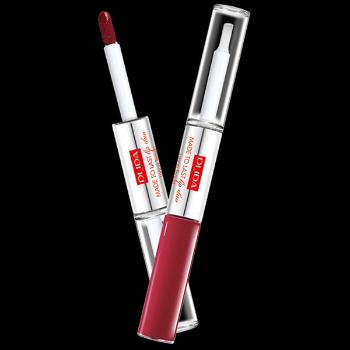 PUPA Milano Ruj lichid cu persistenșă îndelungată (Made To Last Lip Duo (Liquid Lip Colour) 2 x 4 ml 005 Deep Ruby