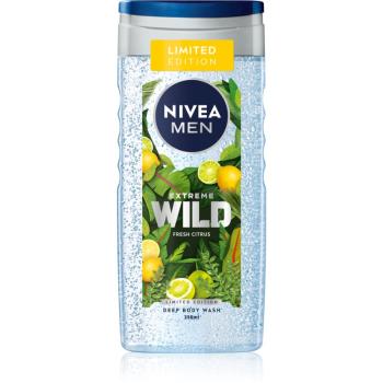 Nivea Men Extreme Wild Fresh Citrus gel de dus revigorant 250 ml