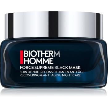 Biotherm Homme Force Supreme mască de noapte pentru reînnoirea pielii neagră pentru bărbați 50 ml