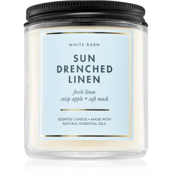 Bath & Body Works Sundrenched Linen lumânare parfumată 198 g