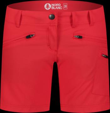 Femei în aer liber pantaloni scurti NORDBLANC mușchi roșu NBSPL7634_CVA