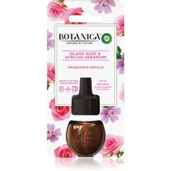 Air Wick Botanica Island Rose & African Geranium rezervă pentru difuzorul electric cu aromă de trandafiri 19 ml