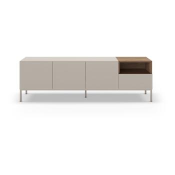 Comodă TV crem 180x55 cm Cailin – Marckeric