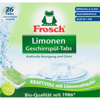 Frosch All in One Limonen tablete pentru mașina de spălat vase ECO 26 buc