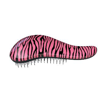 D Tangler Perie de păr cu mâner Zebra Pink