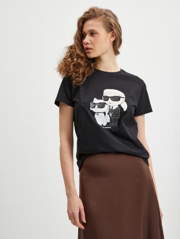 Karl Lagerfeld Ikonik Tricou Negru