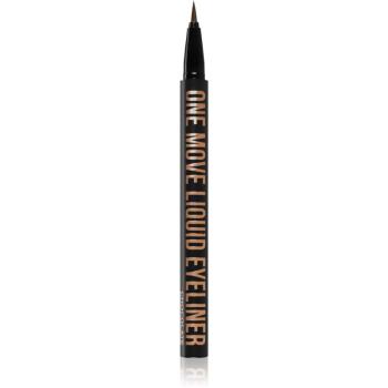 Inglot One Move eyeliner lichid cu trasare precisă 02 Chocolate 0.55 ml