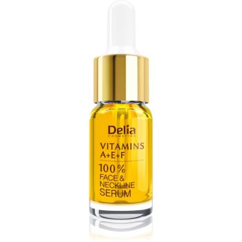 Delia Cosmetics Professional Face Care Vitamins A+E+F ser pentru contur pentru fata si decolteu 10 ml