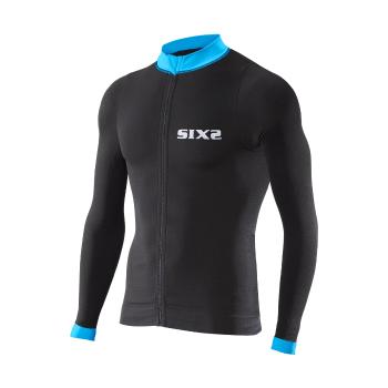 Six2 BIKE4 STRIPES tricou - black/blue