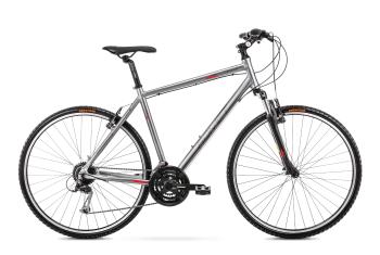 Bicicleta de Trekking pentru barbati Romet Orkan 2 M Grafit/Rosu 2022