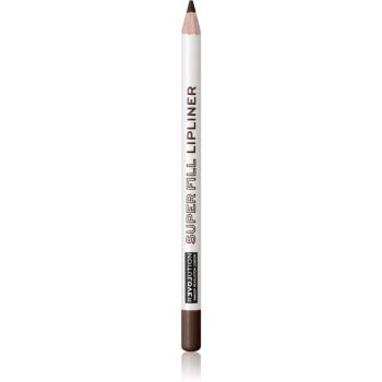 Revolution Relove Super Fill creion contur buze culoare Wonder (deep brown) 1 g