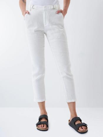 Salsa Jeans Chino Chino Pantaloni Alb