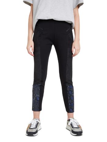 Desigual Snake Lady Pantaloni Negru