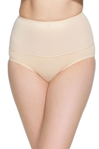 Chiloți de damă modelatori cu talie înaltă Iga beige