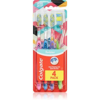 Colgate Twister Design Edition perie de dinti 4 buc