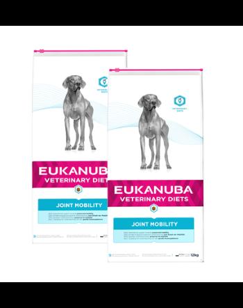 EUKANUBA Veterinary Diets Joint mobility adult all breeds Hrana uscata pentru caini adulti 24 kg (2 x 12 kg)