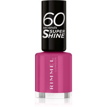 Rimmel 60 Seconds Super Shine lac de unghii culoare 321 Pink Fields 8 ml