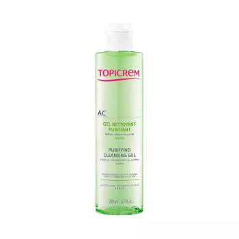 Topicrem Gel de curățare pentru pielea grasă și sensibilă AC(Purifying Cleansing Gel) 200 ml