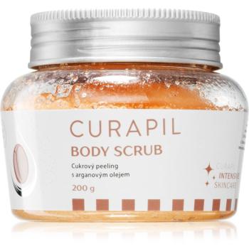 Curapil Body scrub exfoliant de corp cu zahăr cu ulei de argan 250 g