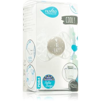 Nuvita Cool Orthodontic 6m+ suzetă Pearl grey 1 buc