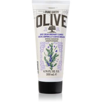 Korres Pure Greek Olive & Rosemary Flower crema de corp hidratanta cu ulei de masline 200 ml