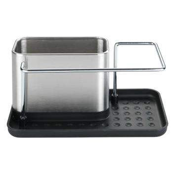 Organizator de vase spălate Wenko, din inox, argintiu