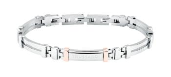 Trussardi Brățară bicoloră din oțel pentru bărbați T-Steel TJAXV26