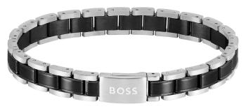 Hugo Boss Brățară bicoloră stilată pentru bărbați Metal Links Essentials 1580665