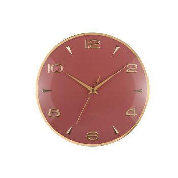 Karlsson 6017RD design ceas de perete roșu,diametru 40 cm