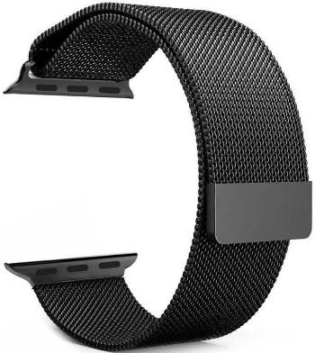 4wrist Curea de oțel pentru Apple Watch - Black 42/44/45/49 mm