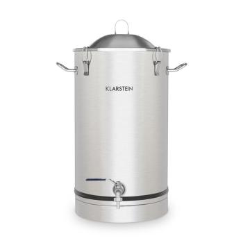 Klarstein MAISCHFEST, cazan de fermentare, 30 l, lcd tactil, tub de fermentare, oțel inoxidabil 304