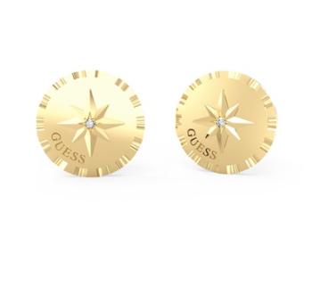 Guess Cercei auriți Monete JUBE02206JWYGT/U
