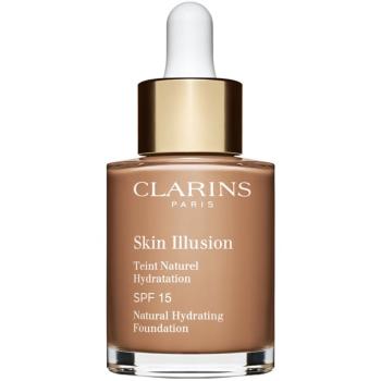 Clarins Skin Illusion Natural Hydrating Foundation makeup radiant cu hidratare SPF 15 culoare 112.3N Sandalwood 30 ml