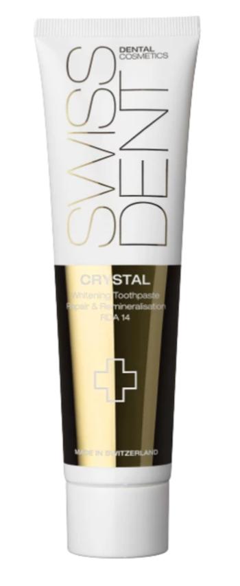 SWISSDENT CRYSTAL regeneračný zubný krém bez fluoridov, 100 ml