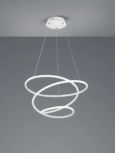 Lustra Bologna, RL, 50x150 cm, 36W, 1x SMD LED, metal, alb mat