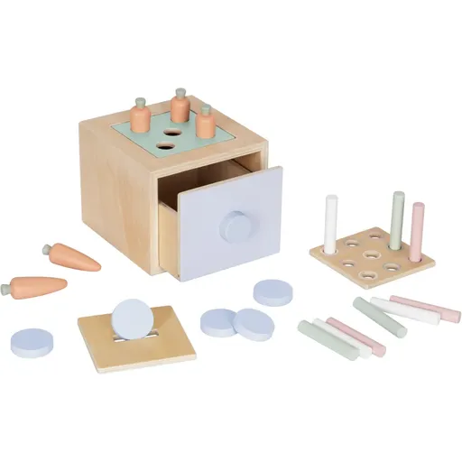 eliNeli Educational Box 3 in 1 set de jucării din lemn 1 buc
